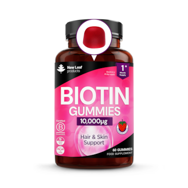 New Leaf Products Biotin Vitamin B7 60 Gummies_0