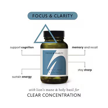The Herbtender FOCUS & CLARITY with Lion’s Mane and Holy Basil 60 Vegan Capsules_1