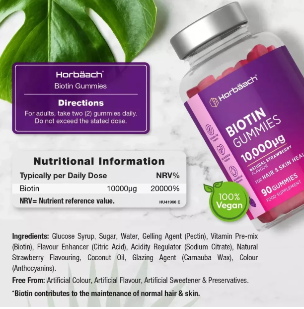 Biotin 10,000 mcg | 90 Gummies_1