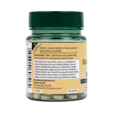 Holland & Barrett Enteric Coated Odourless Garlic 500mg 30 Tablets_2
