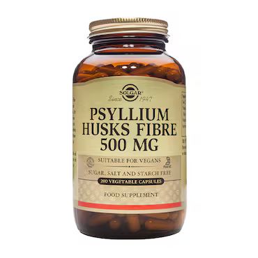 Solgar Psyllium Husks Fibre 500mg 200 Vegi Capsules_0
