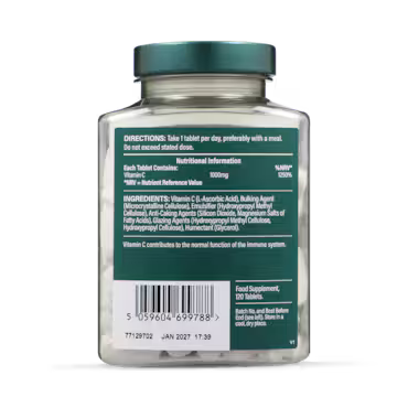 Holland & Barrett Vitamin C High Strength Slow Release 1000mg 120 Tablets_1