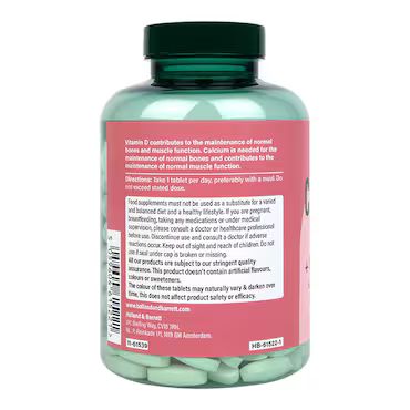 Holland & Barrett Calcium 600mg & Vit D 240 Tablets_2