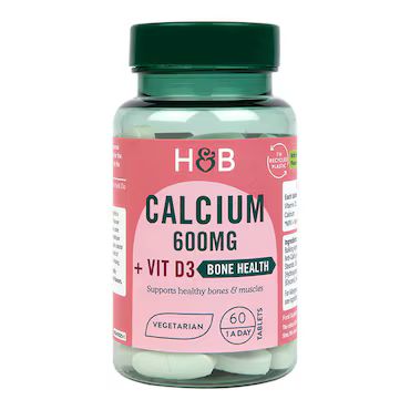 Holland & Barrett Calcium + Vitamin D 600mg 60 Tablets_0