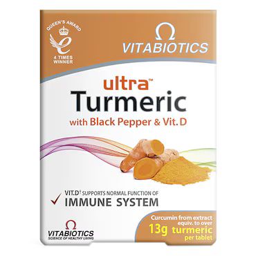 Vitabiotics Ultra Turmeric with Black Pepper & Vitamin D 60 Tablets_0