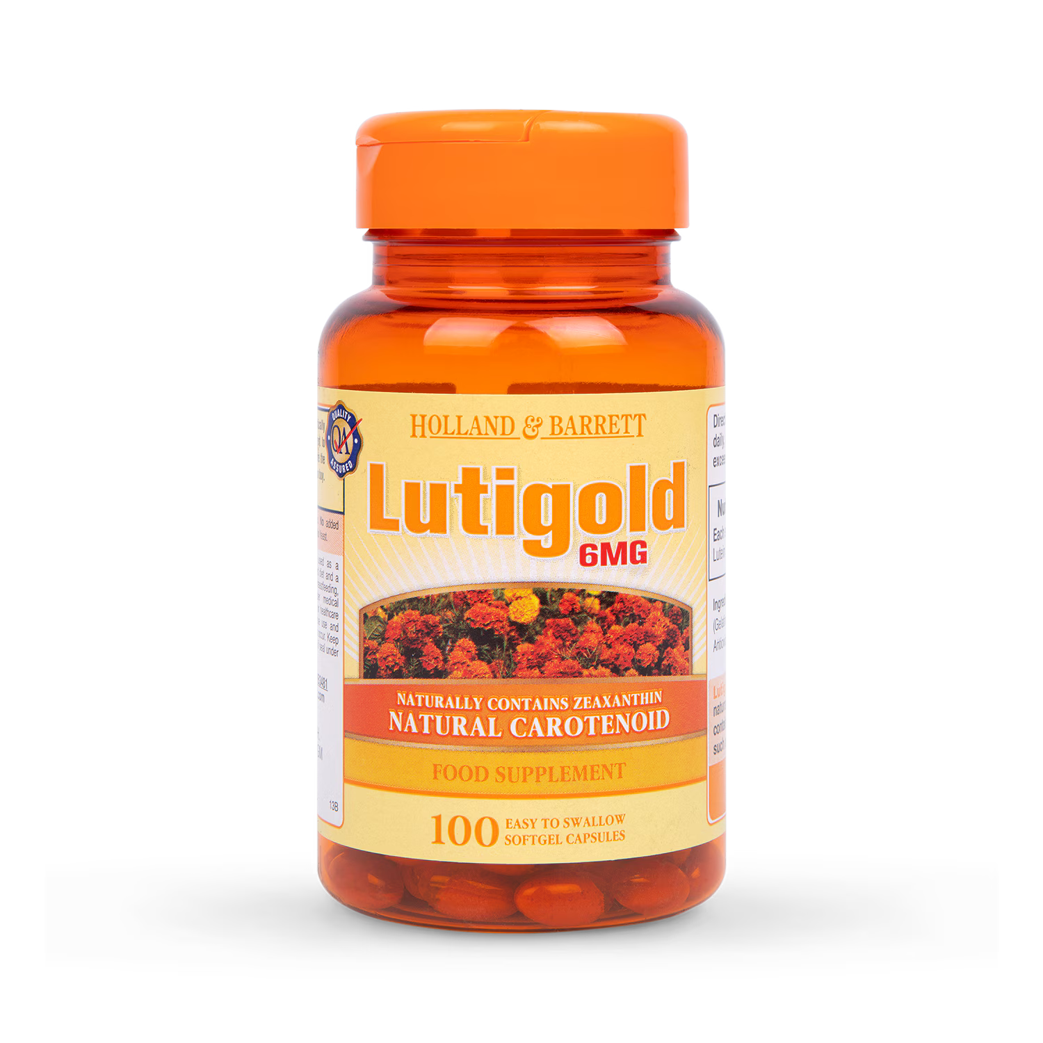 Holland & Barrett Lutigold Lutein 100 Capsules 6mg_0