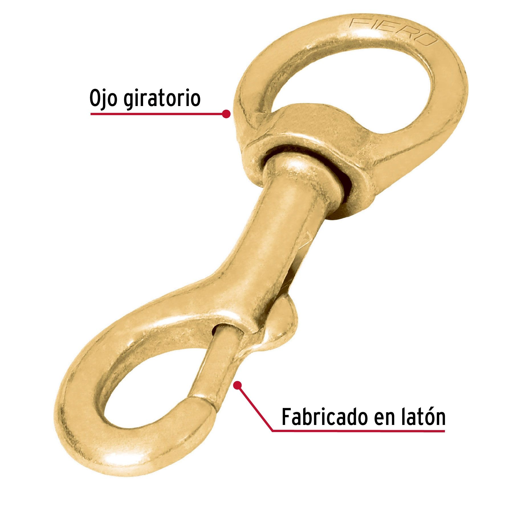 Bandola destorcedora de latón 1-1/4', FIERO_2