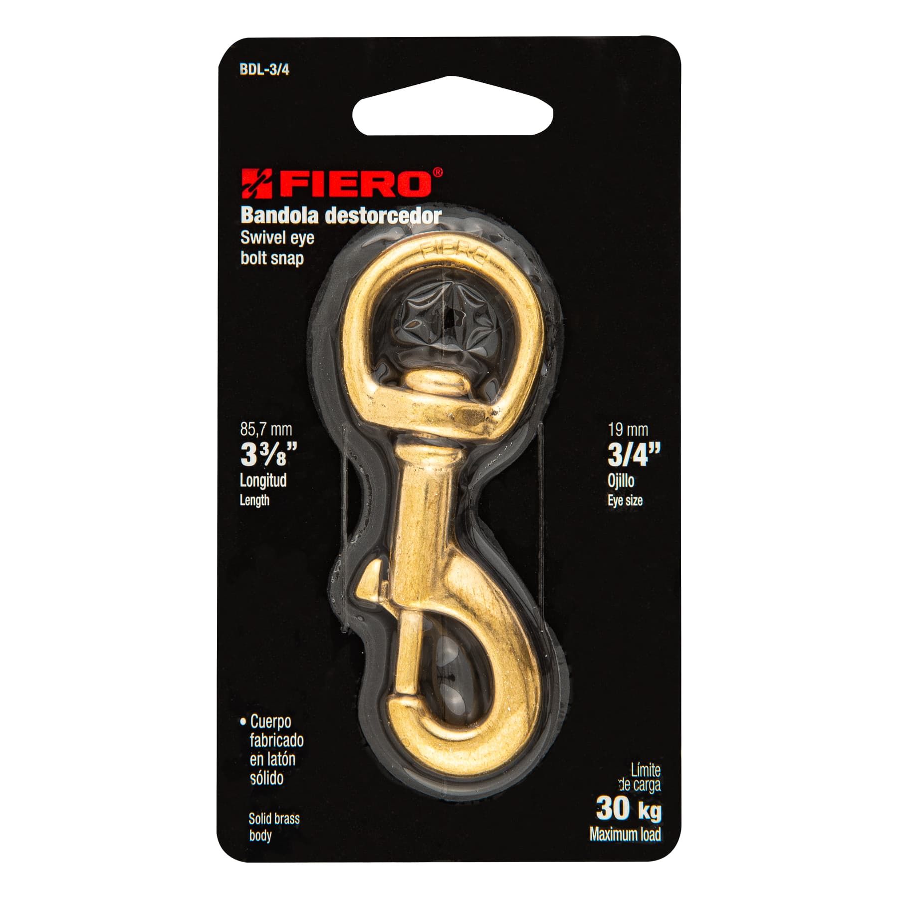 Bandola destorcedora de latón 3/4', FIERO_3