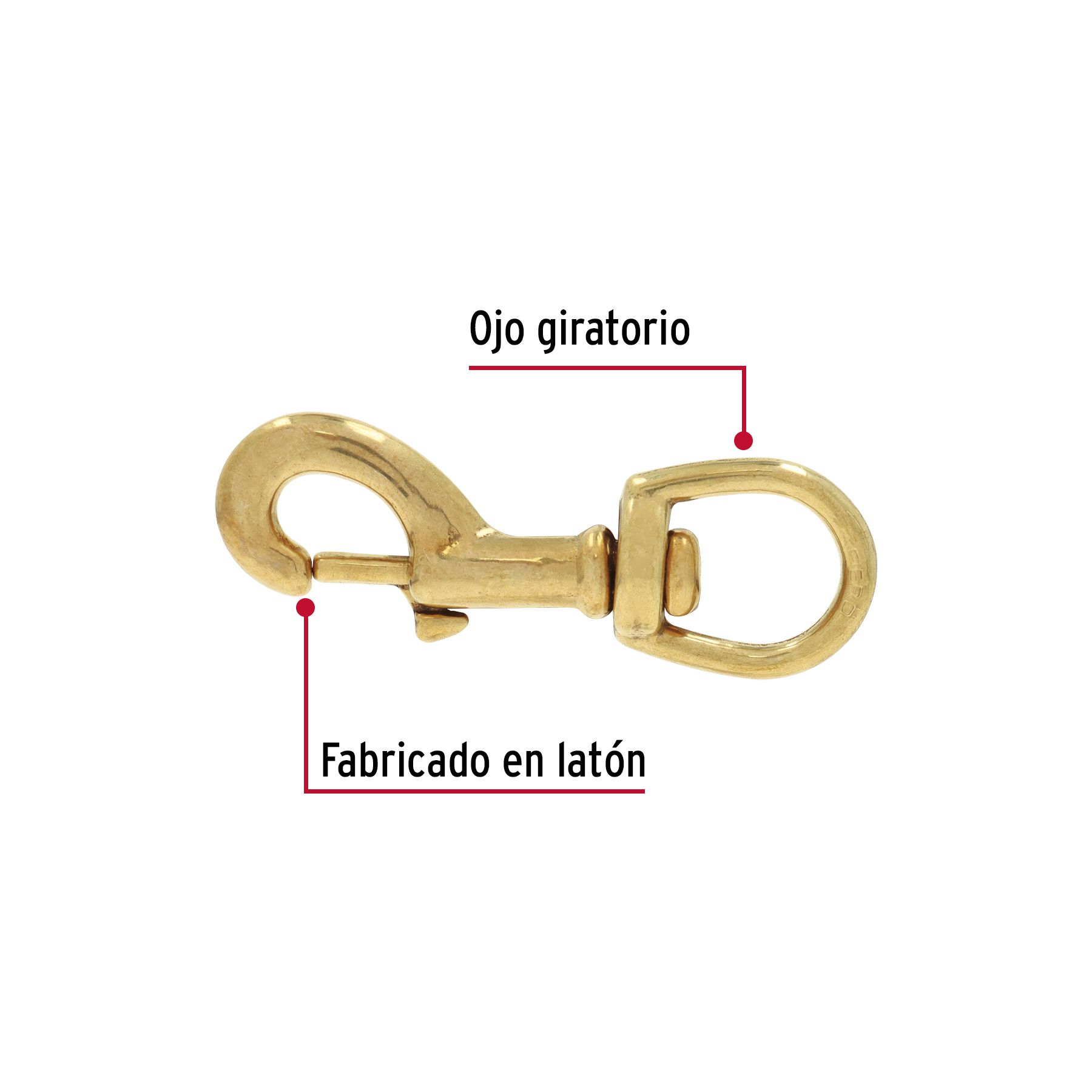 Bandola destorcedora de latón 5/8', FIERO_1