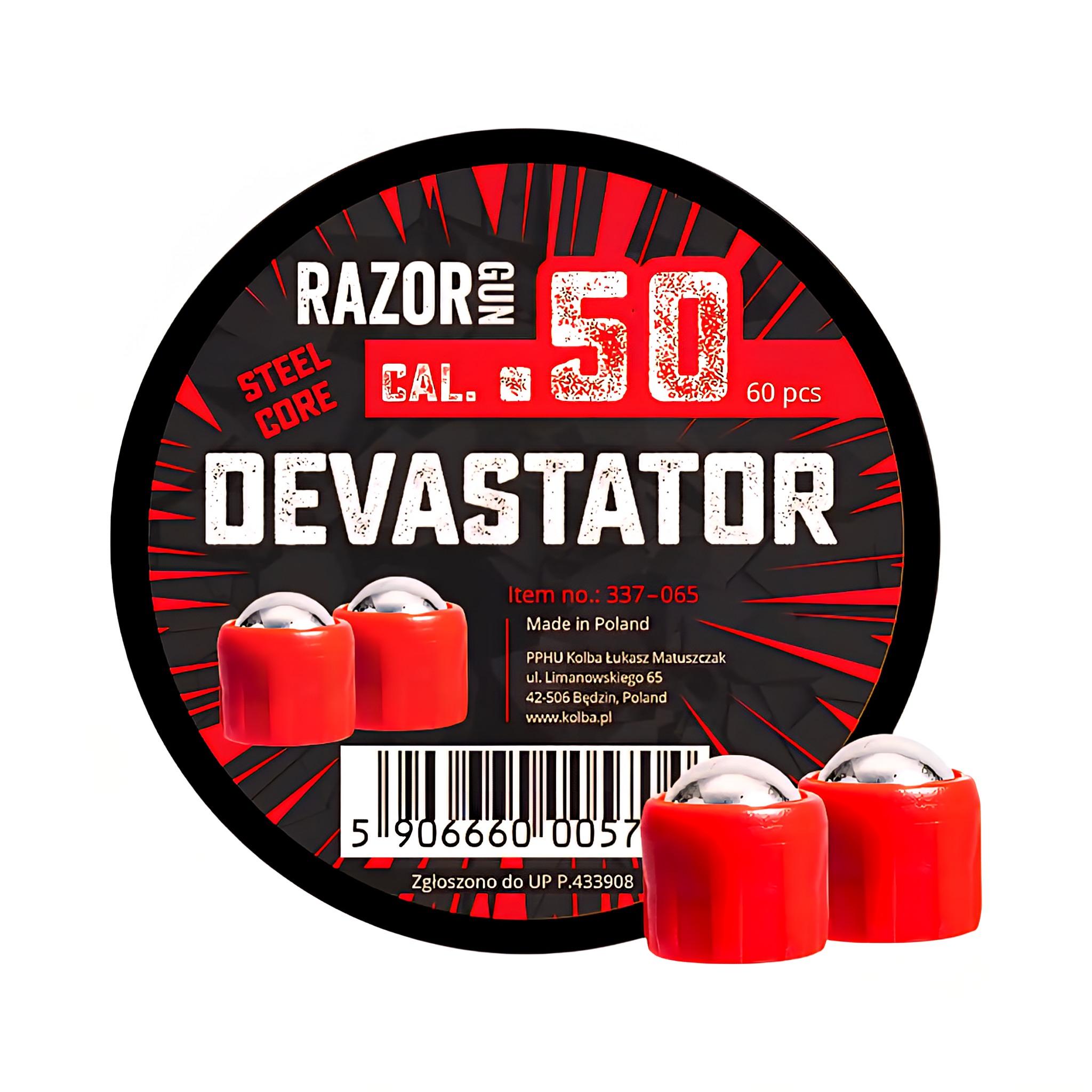 Billes Acier Razor Gun Devastator Cal .68 (x40)_2