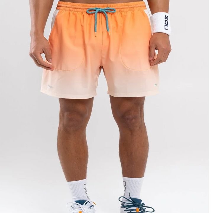 NOX Men's Short Pro Mock Orange Degraded_3
