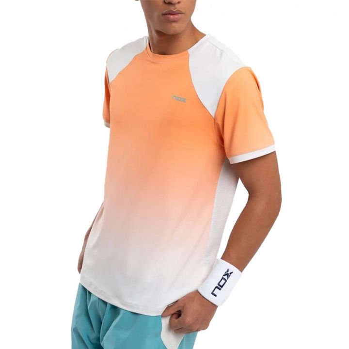 NOX Men's T-Shirt Pro Mock Orange Degraded_3