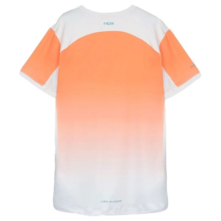 NOX Men's T-Shirt Pro Mock Orange Degraded_1