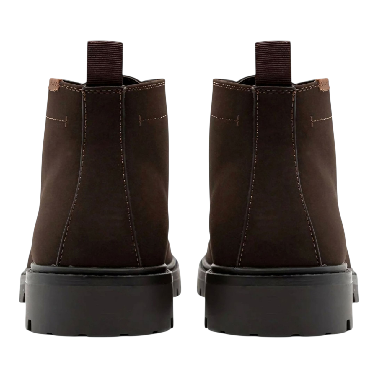 Bottines à lacets - Marron _3