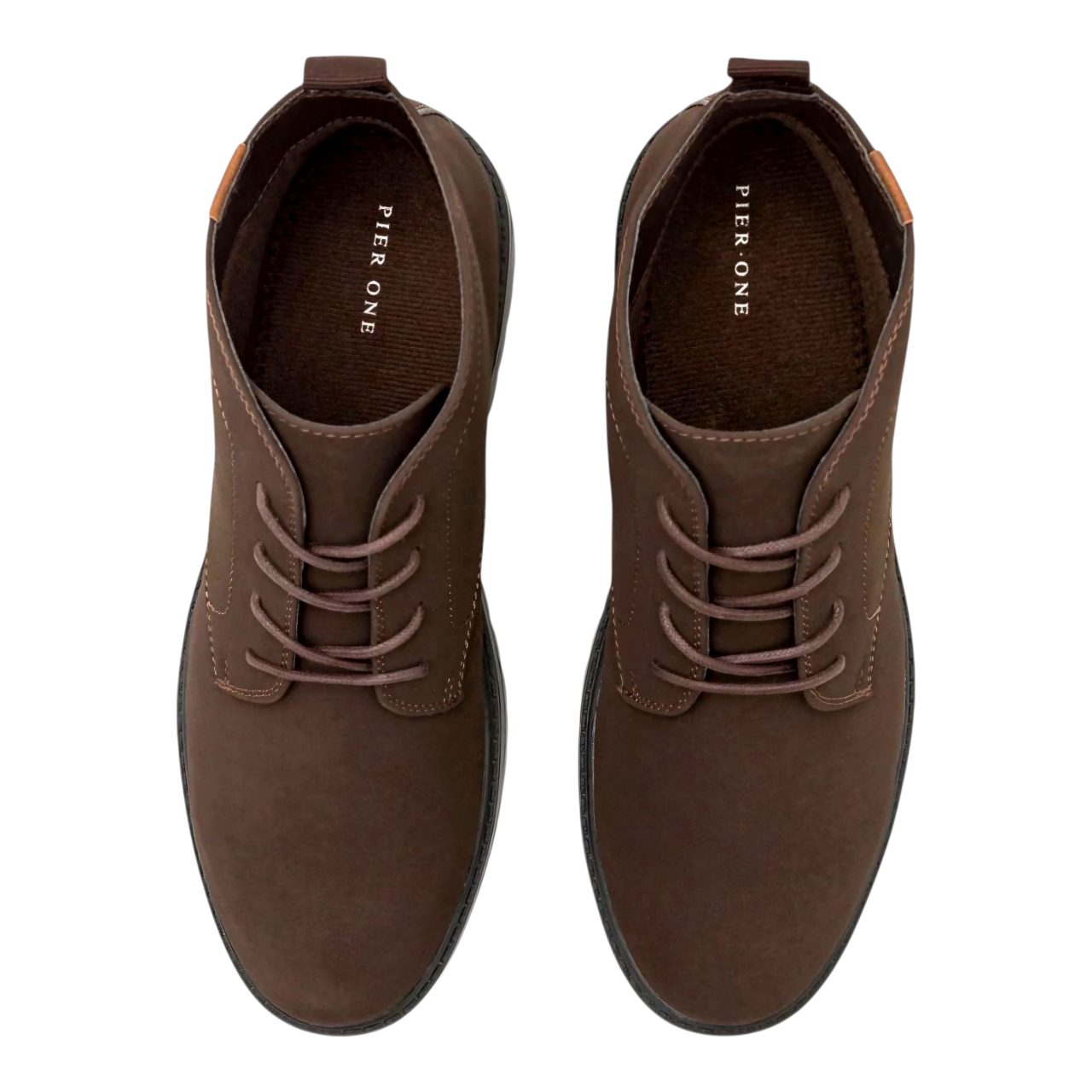 Bottines à lacets - Marron _2