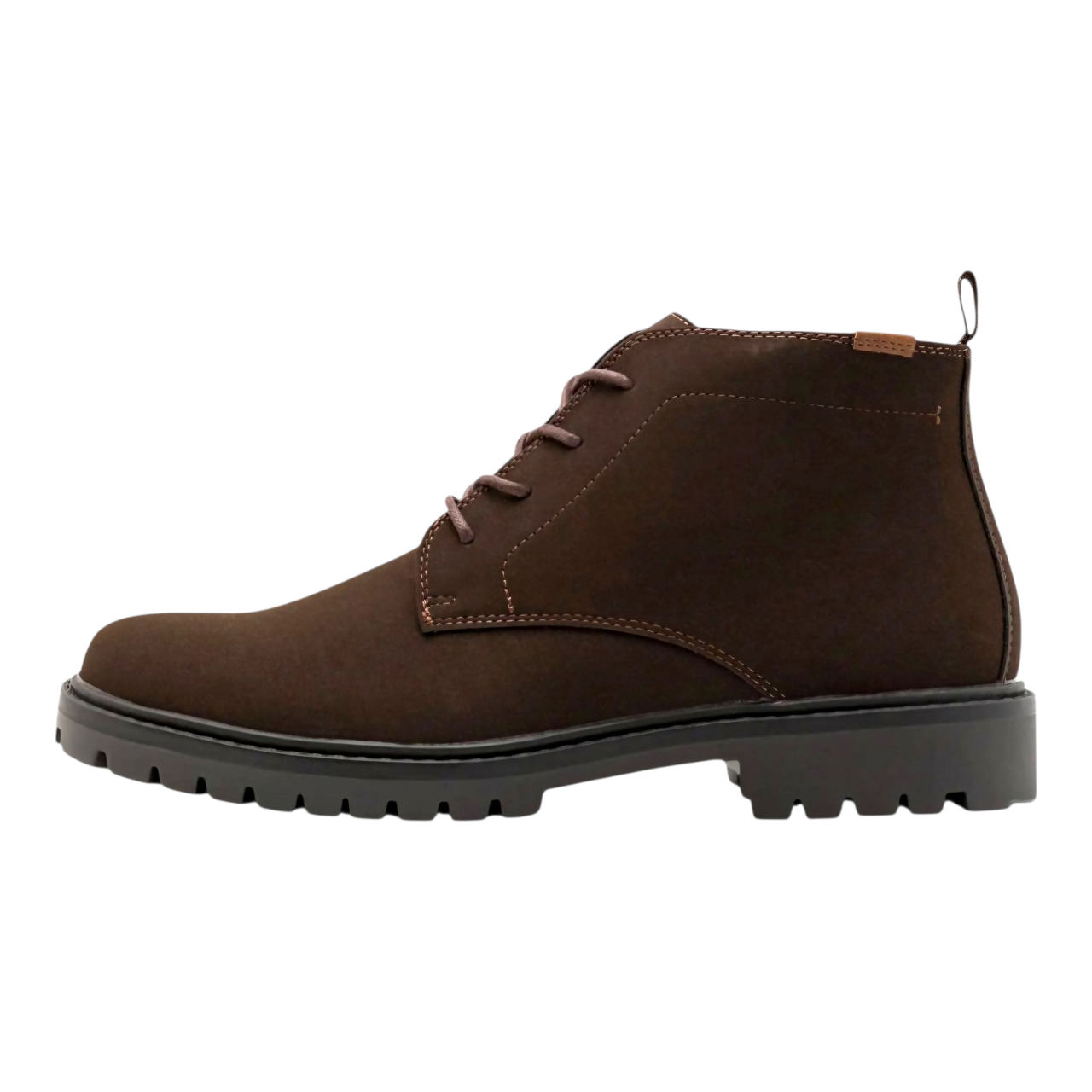 Bottines à lacets - Marron _0