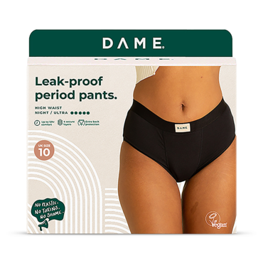 DAME High Waist Period Pants Size 10_0