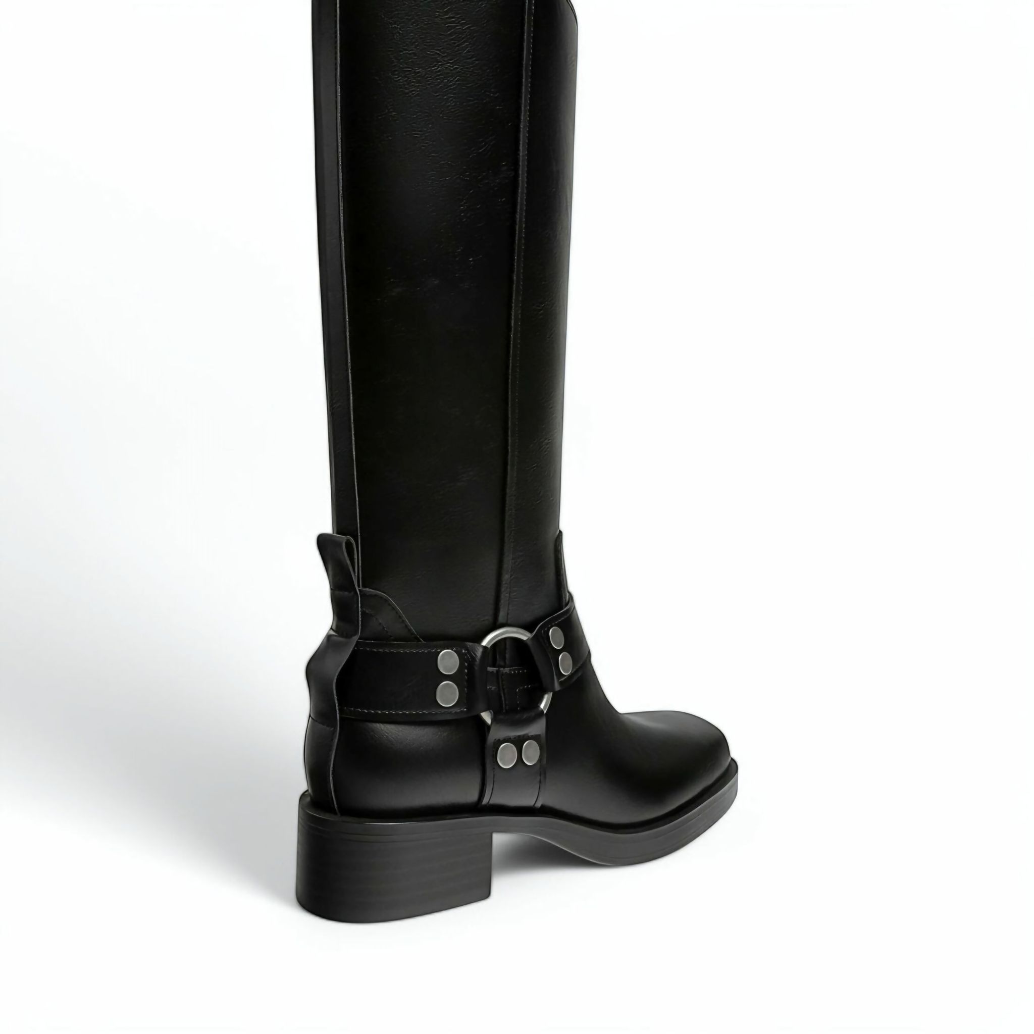 Bottes à plateau - Noir - Stradivarius_4
