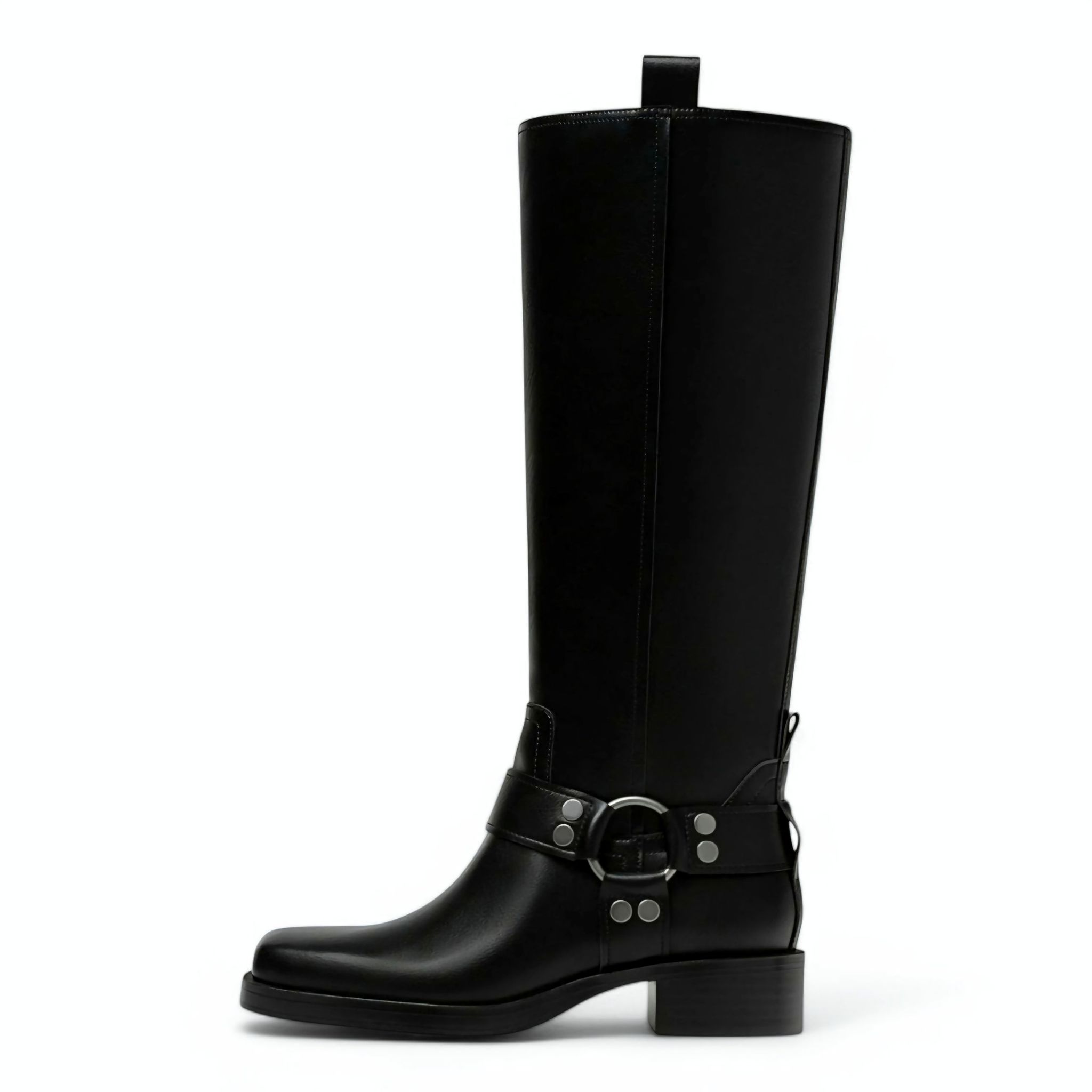 Bottes à plateau - Noir - Stradivarius_3