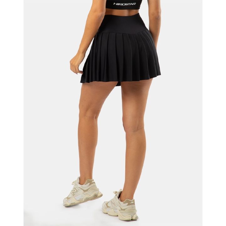HIROSTAR Ruffle Skirt, Black_2