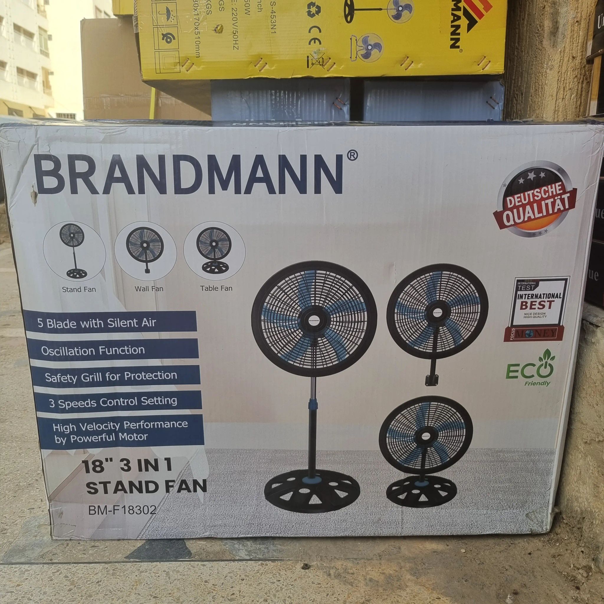 Ventilateur BRANDMANN 3EN1 - مروحة BRANDMANN 3في1_0