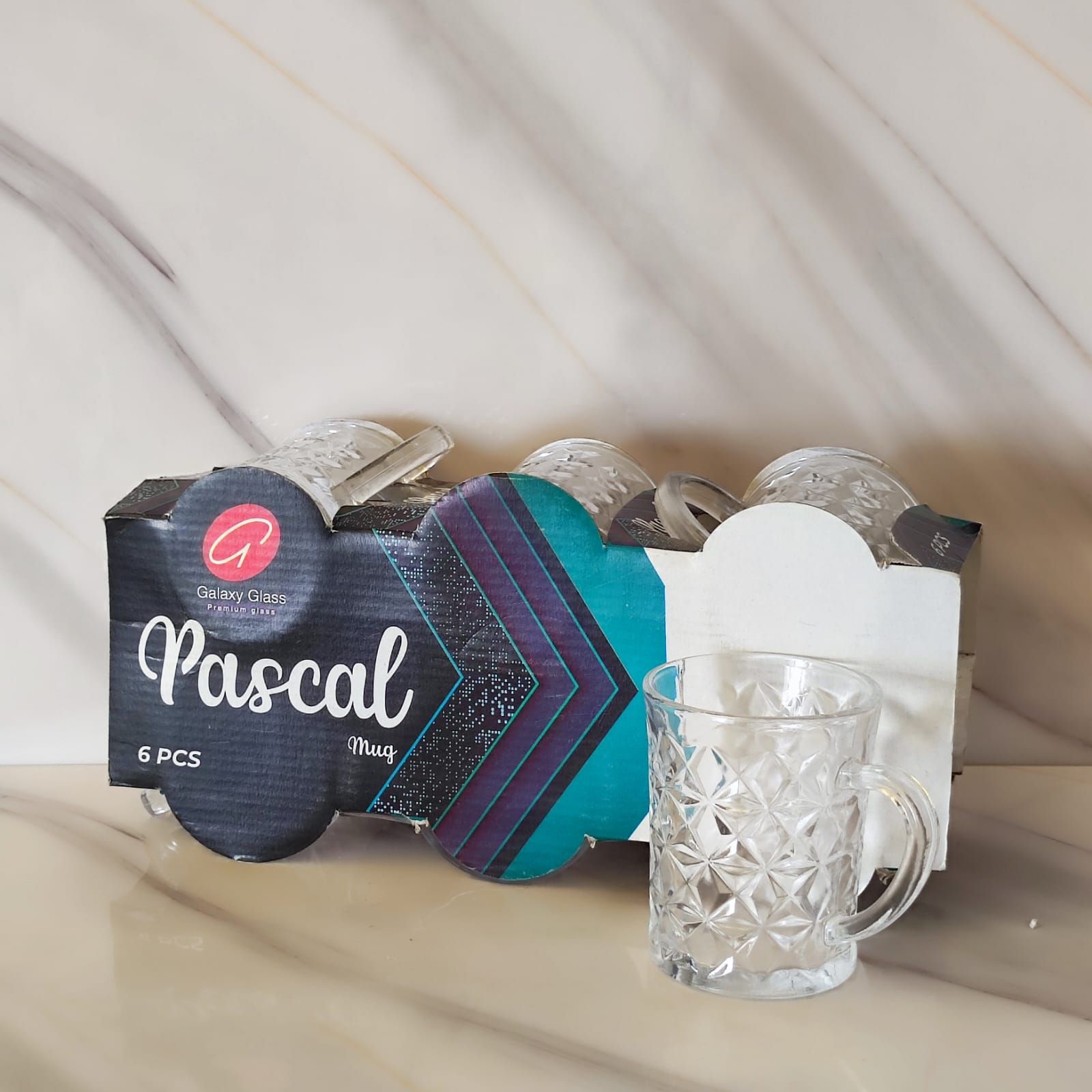 Tasses en Verre PASCAL 6p - أكواب زجاجية بيسكال 6 قطع_0