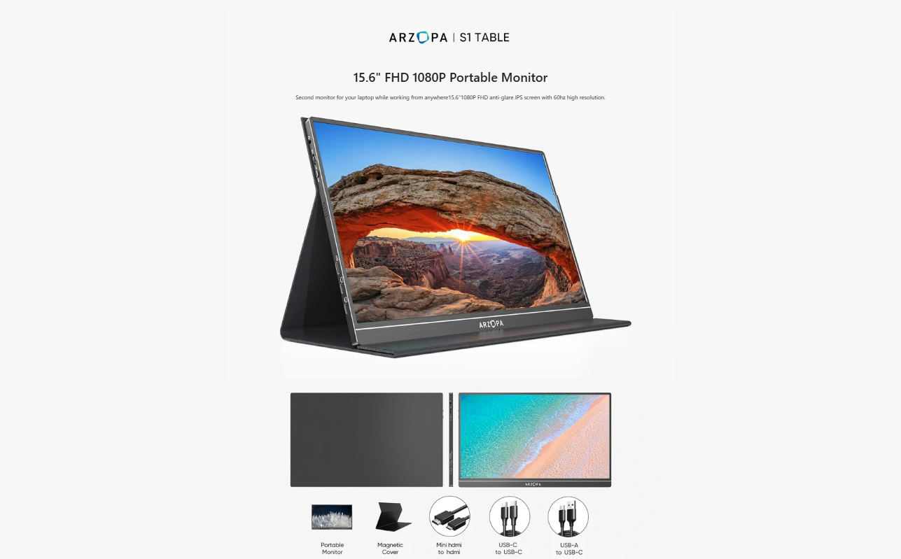 Arzopa S1 Table Portable Monitor_2