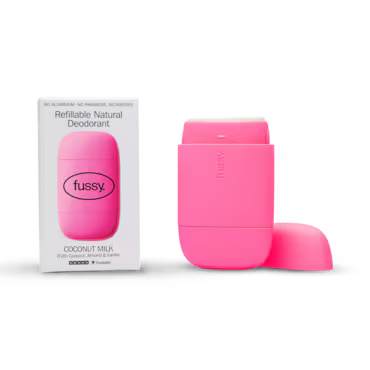 Fussy Refillable Natural Deodorant Coconut Milk Starter Pack_0