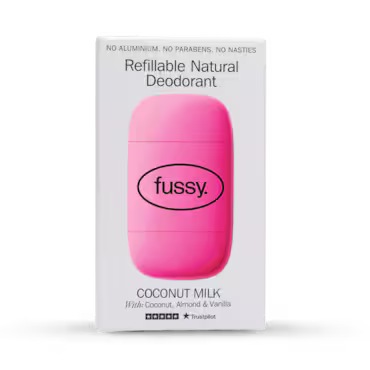 Fussy Refillable Natural Deodorant Coconut Milk Starter Pack_2