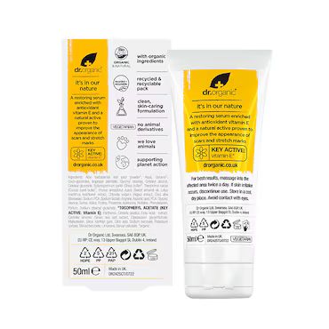 Dr Organic Vitamin E Scar & Stretch Mark Serum 50ml_1