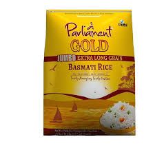 Parliament Gold Jumbo Extra long Basmati Rice 5kg_0