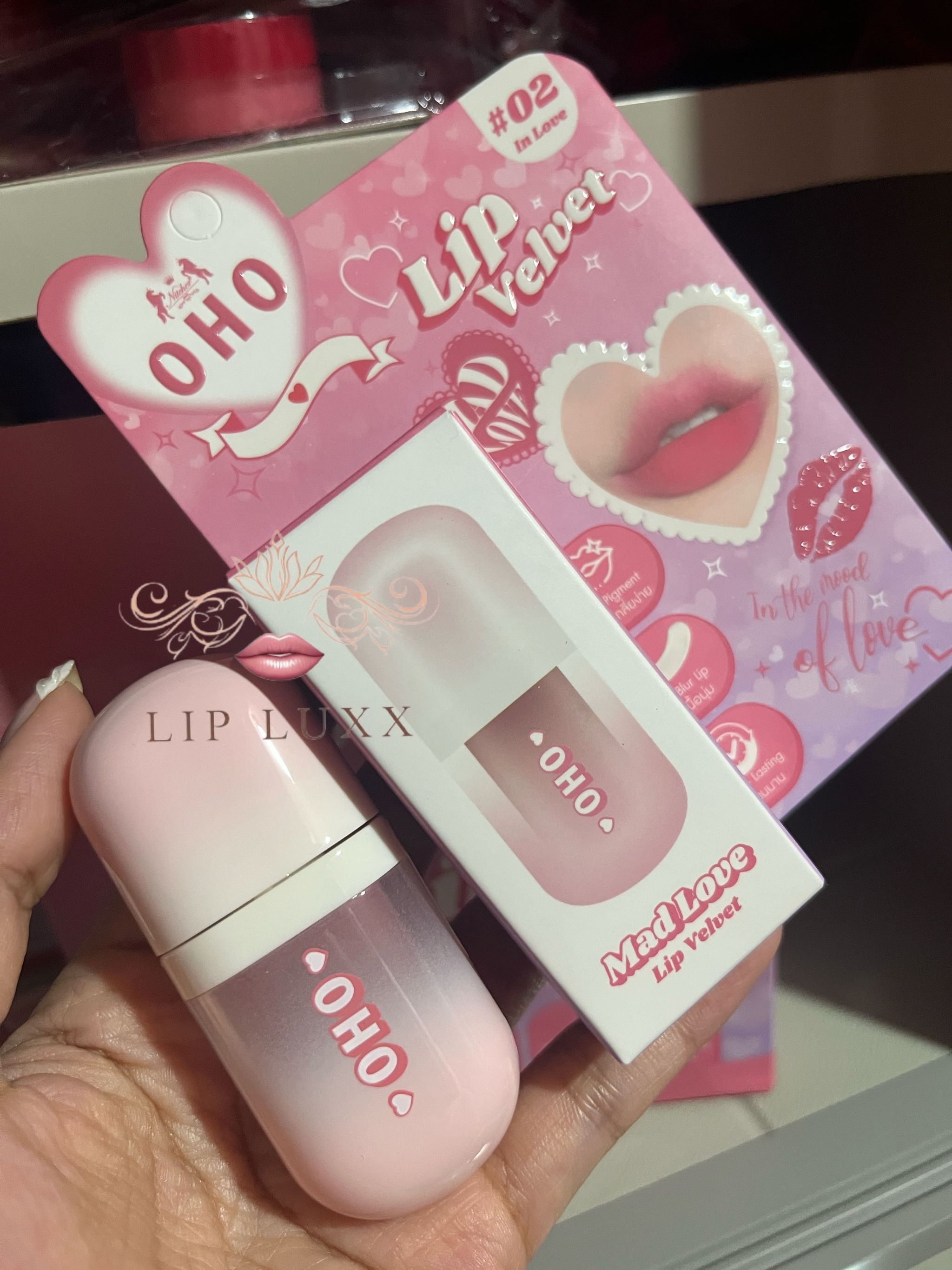 OHO Mad Love Lip Velvet No.2 In Love (5.40g)_2
