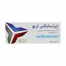ايراستابكس تريو12.5/5/20مجم 30 قرص س ج_0