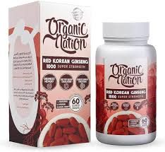 اورجانيك نيشن الجينسيج الكورى الاحمر 60قرص_0