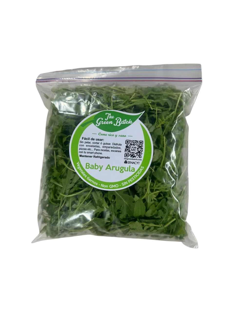 The Green Batch – Baby Arugula PET 90g / Baby Arúgula PET 90g_2