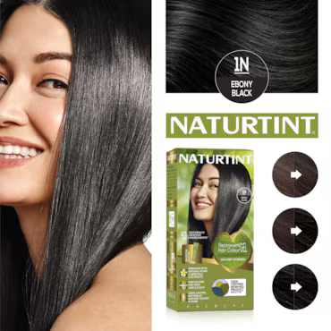 Naturtint Permanent Hair Colour 1N (Ebony Black)_5