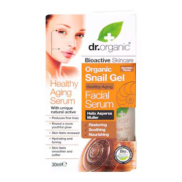 Dr Organic Healthy Ageing Snail Gel Facial Serum 30ml_0