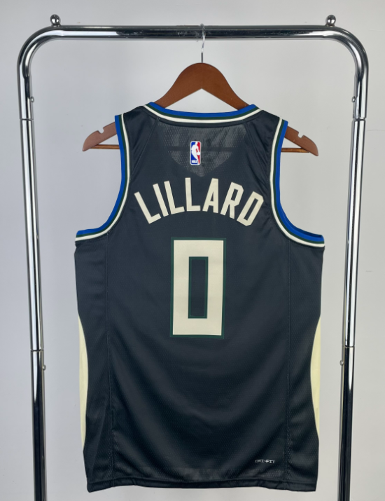 Camiseta Damian Lillard Milwaukee Bucks_2