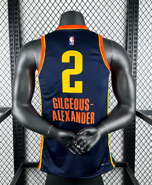 Camiseta Shai Gilgeous-Alexander Oklahoma City Thunder_3