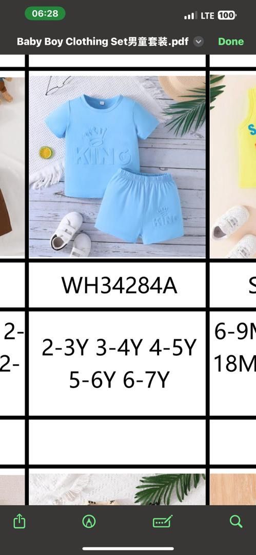 20 pieces of short sleeve suits catalog _8