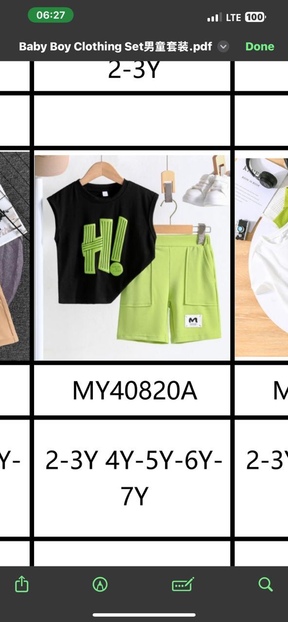 20 pieces of short sleeve suits catalog _15