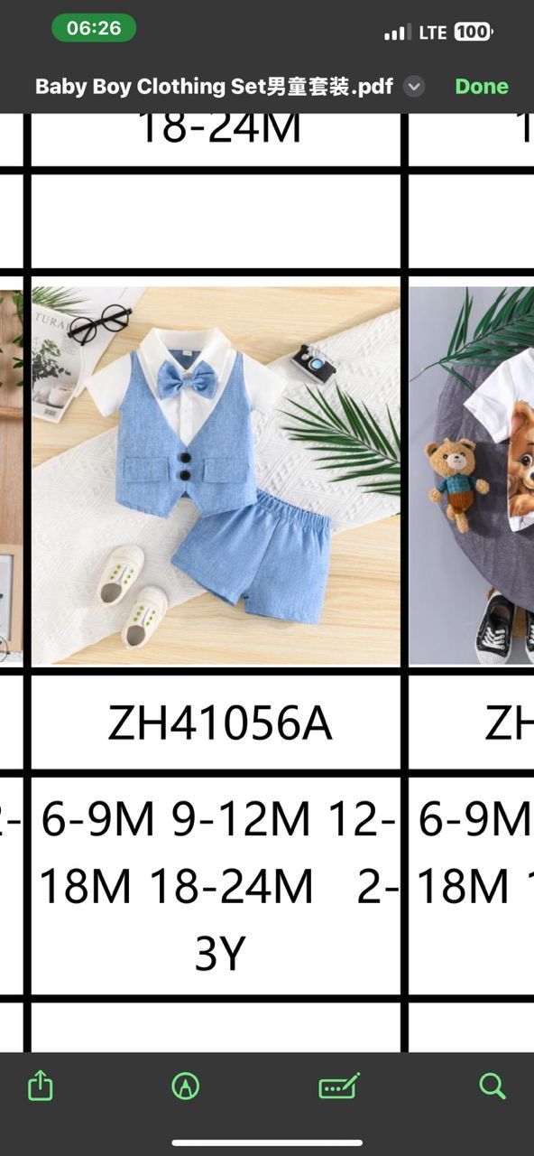20 pieces of short sleeve suits catalog _18