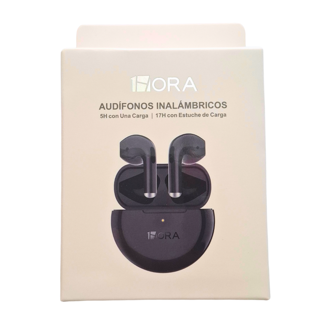 Audífonos inalámbricos 5h con una carga 17h con estuche de carga 1hora_0