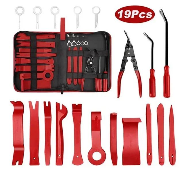 19PCS Car Stereo and Dashboard Trim Removal Toolkit in Nylon Bag (10007605)_1
