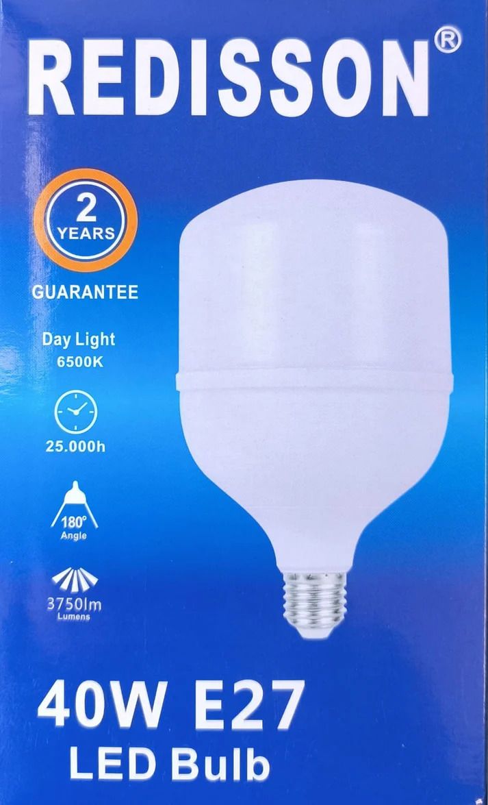 REDISSON 220v AC 40Watt E27 (Screw Type) 6500K Cool White LED Bulb (10007623)_0
