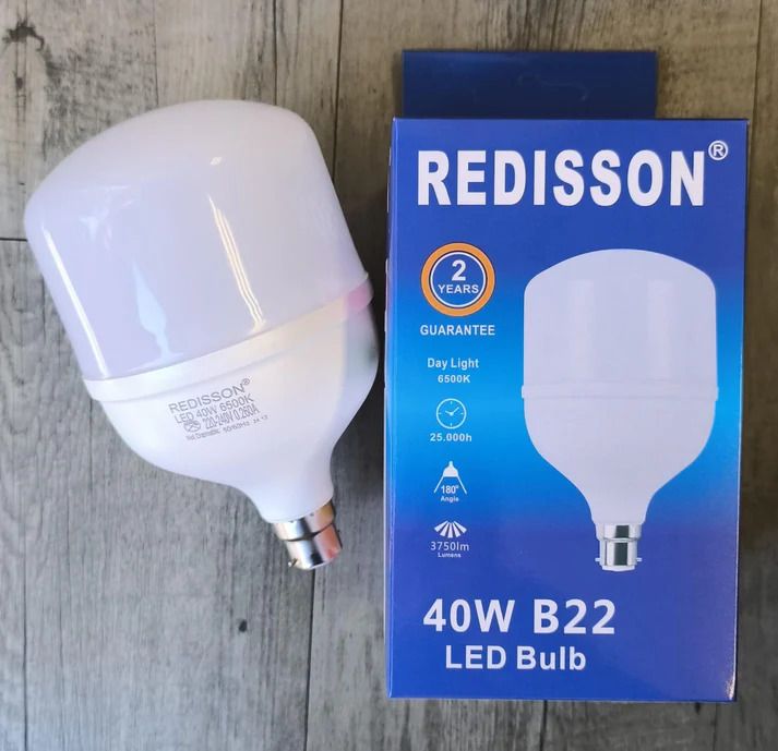 REDISSON 220v AC 40Watt B22 (Push and Twist Type) 6500K Cool White LED Bulb (10007624)_1