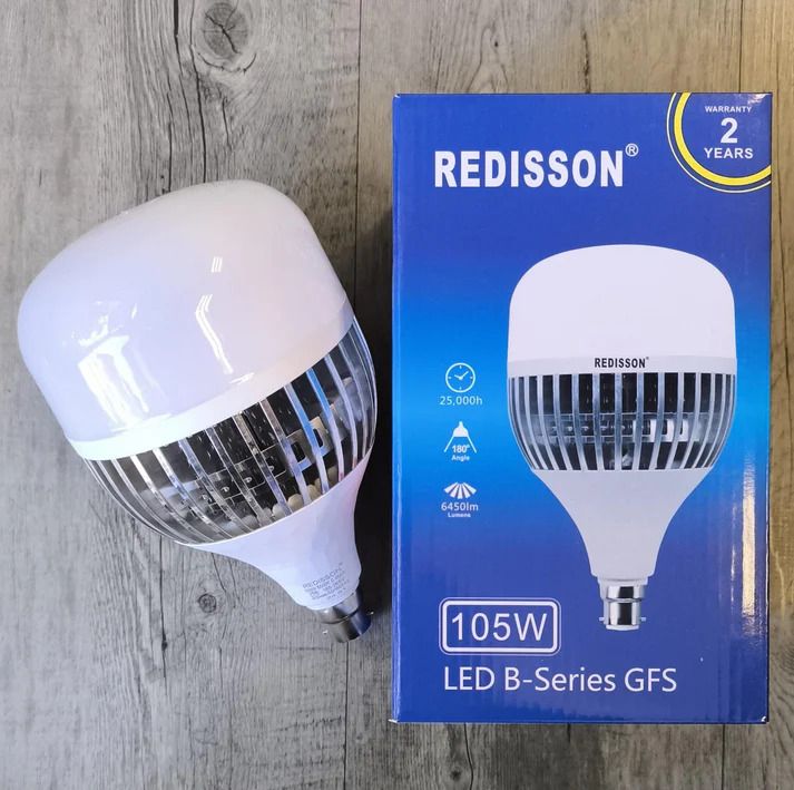 REDISSON B-Series GFS 220v AC 105Watt B22 (Push and Twist Type) 6500K Cool White LED Bulb (10007625)_2