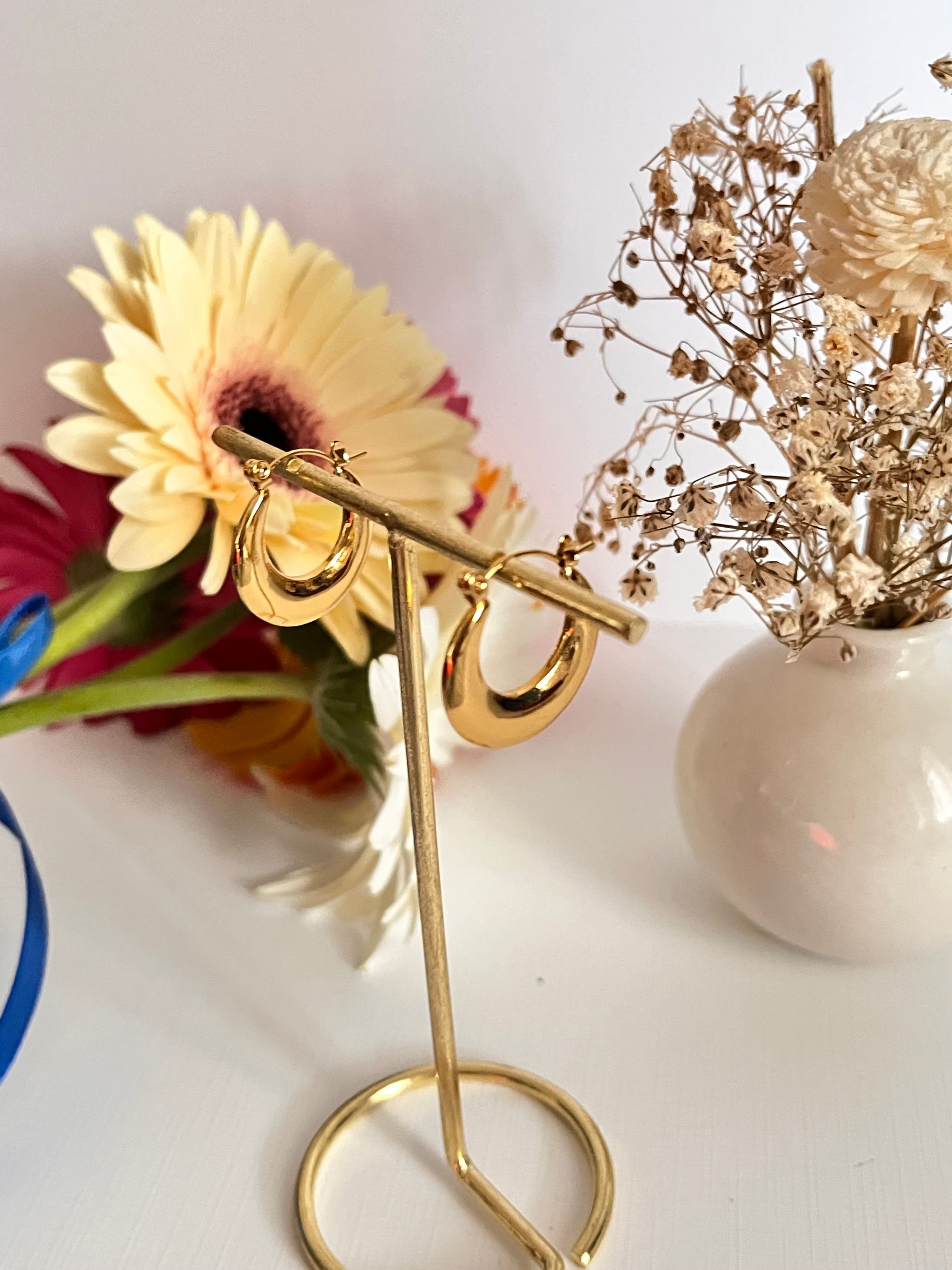 Golden Midi Hoops _1