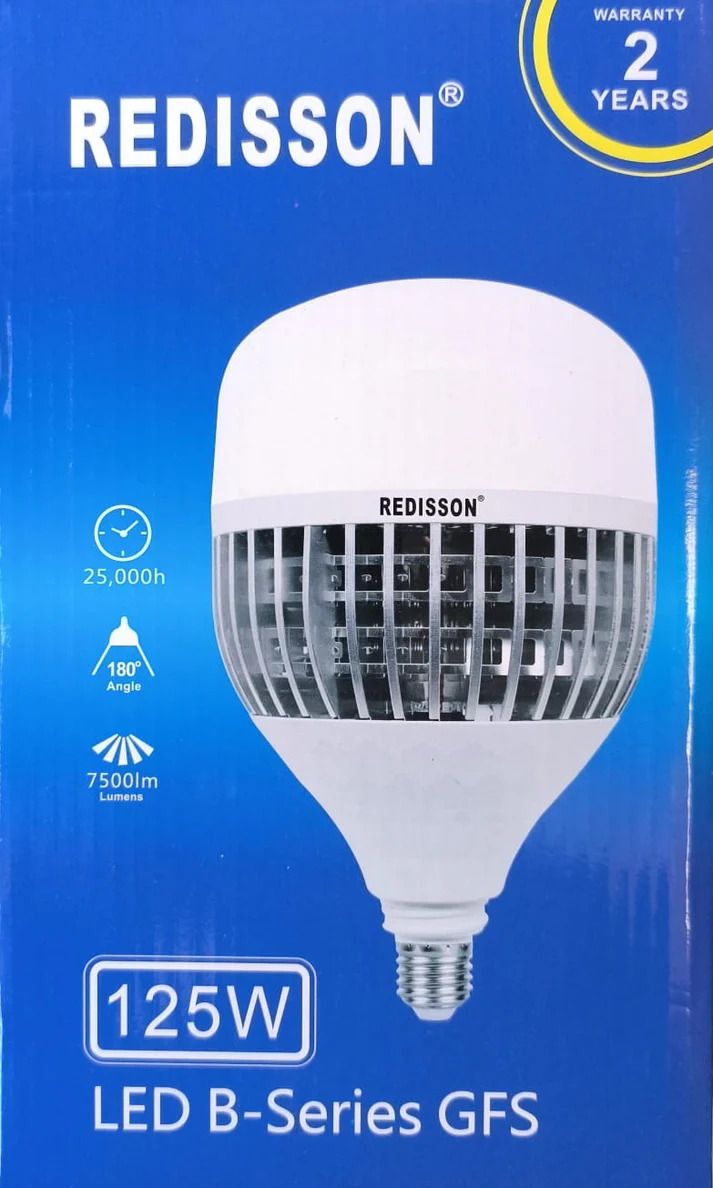 REDISSON B-Series GFS 220v AC 125Watt E27 (Screw Type) 6500K Cool White LED Bulb (10007626)_0