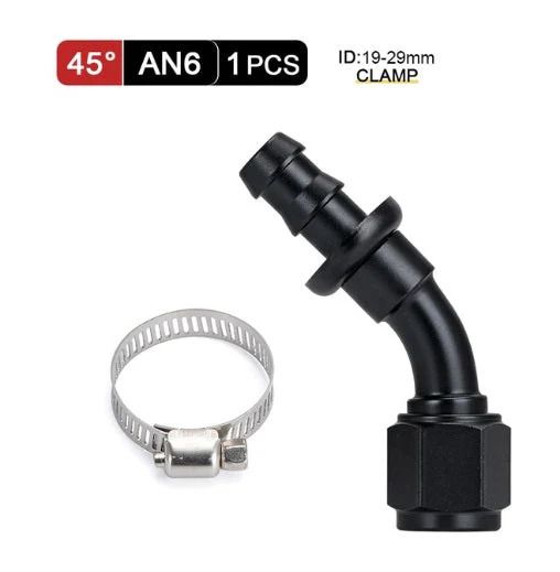 Universal AN6 Push-on 45Degree Reusable Hose End Fittings (10005285)_0